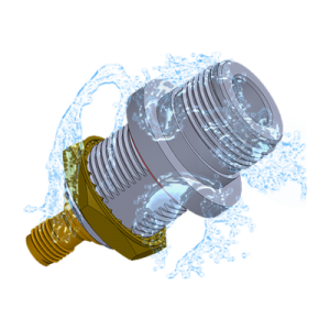Reverse polarity RF connector
