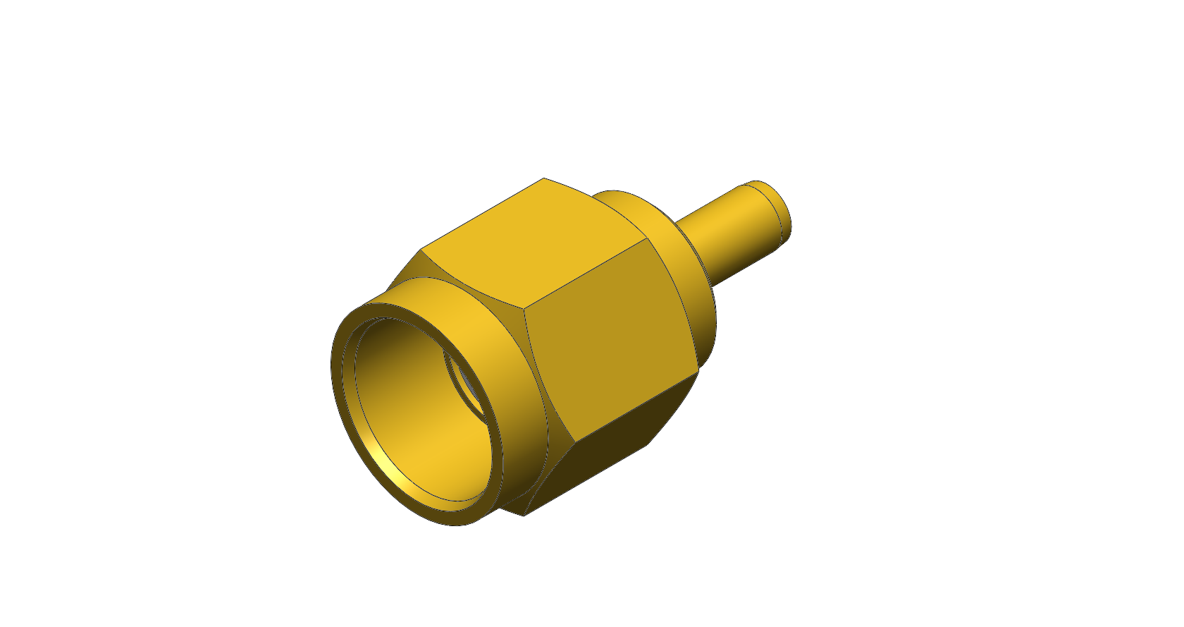 Straight Plug Crimp Cable 