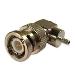 Right Angle Plug Crimp Cable RG179 (75 Ohm)