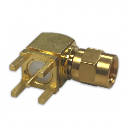 Right Angle Plug PCB Solder Post Thru-Hole