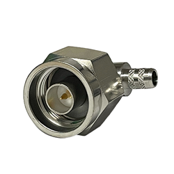 Right Angle Plug Crimp Cable Hex Body L240