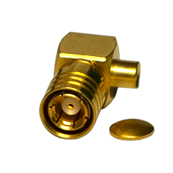 Right Angle Plug .086 Semi-Rigid Cable