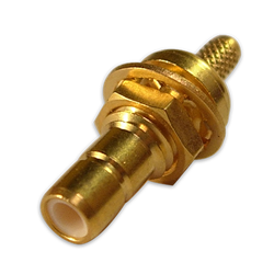 Straight Jack Crimp Bulkhead RG316