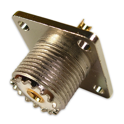 Straight Jack Solder Cup Panel Mount