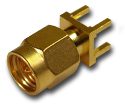 SMA Straight Plug Solder Post PCB Through Hole