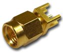 SMA Straight Plug Solder Post PCB End Launch 0.062" Board